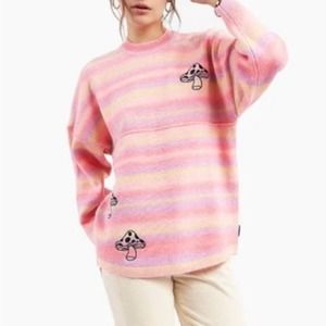 NWT Spirit Jersey Psychedelic Mushroom Sweater NWT XS Unisex